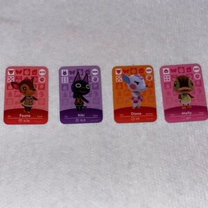 Animal Crossing Amiibo Cards Set